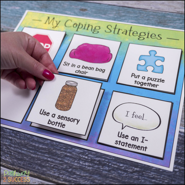 create an individualized calming strategies list with your students