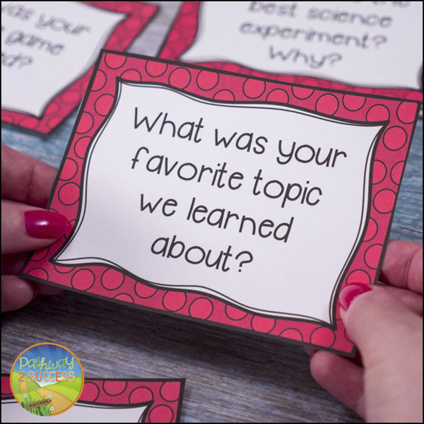 end of the year reflection discussion activities