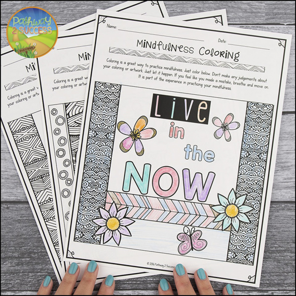printable coloring pages for your calm down area