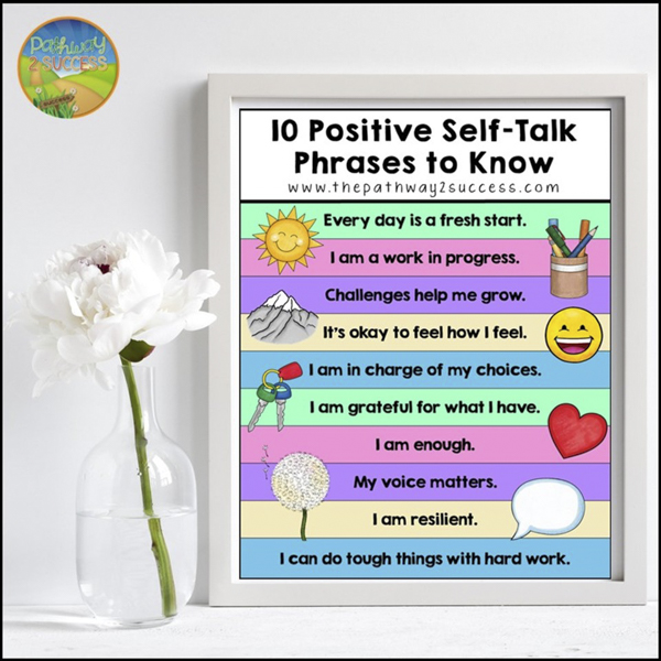 free positive self-talk phrases