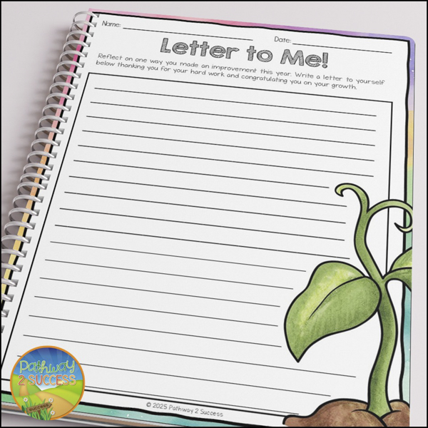 end of the year reflective letter activities for kids