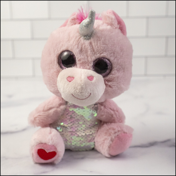 stuffed animals in the calm-down area