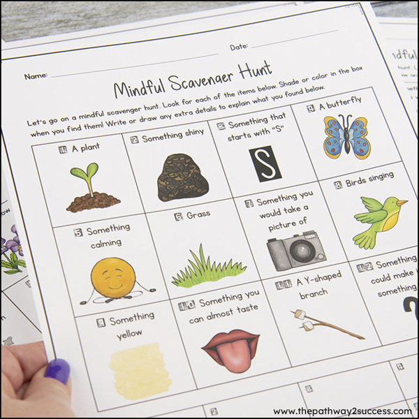 take a mindful scavenger hunt to boost skills for focus and self-regulation