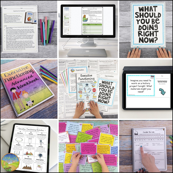 executive functioning lessons and activities for the year