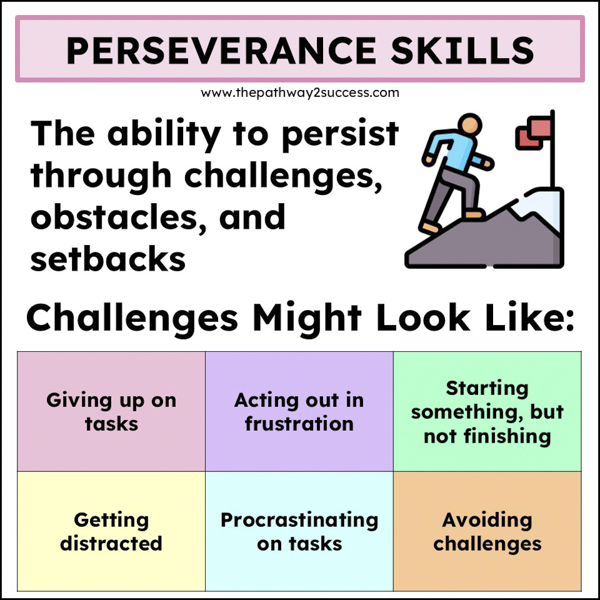 Perseverance challenges for kids and teens